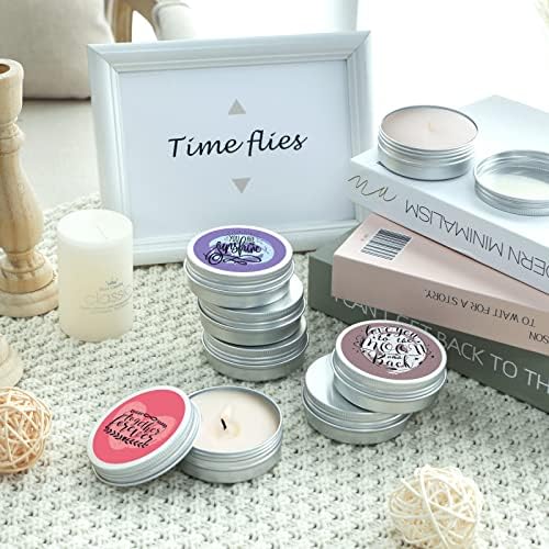 Moretoes 60 Pack 2 Oz Metal Tin Containers