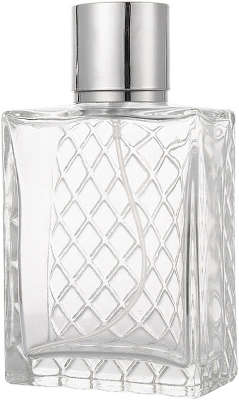 100ML Glass Spray Bottles with Silver Sprayer and Accessories