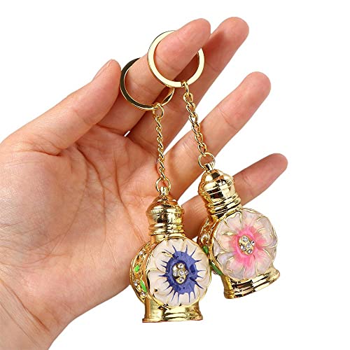 Kopida 2Pcs Desert Flower Perfume Bottle with Keychain 1