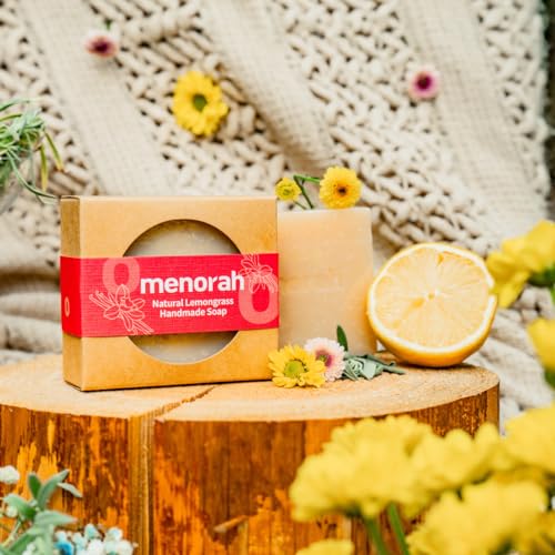 Menorah Natural Bar Soap with Lemongrass
