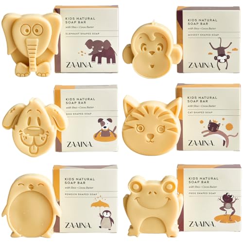 ZAAINA Natural Kids Soap Bar Set of 6
