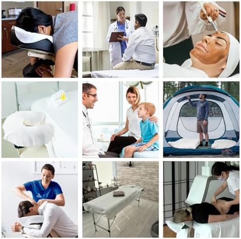 KIBERTIC 200 PCS Massage Sheets and Face Covers Set
