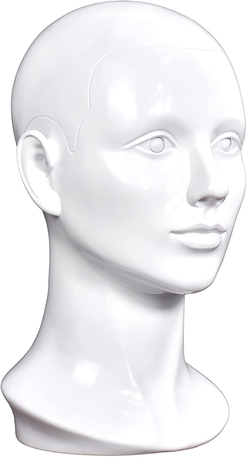 PVC Mannequin Head for Wigs Hats Scarves Display