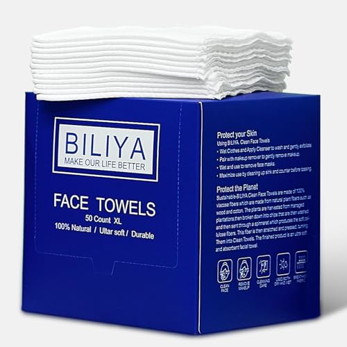 Disposable Face Towel XL 10 x 12 Inches 50 Ct