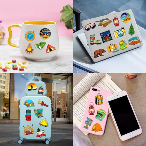 96 PCS Camp Themed Temporary Tattoos for Kids
