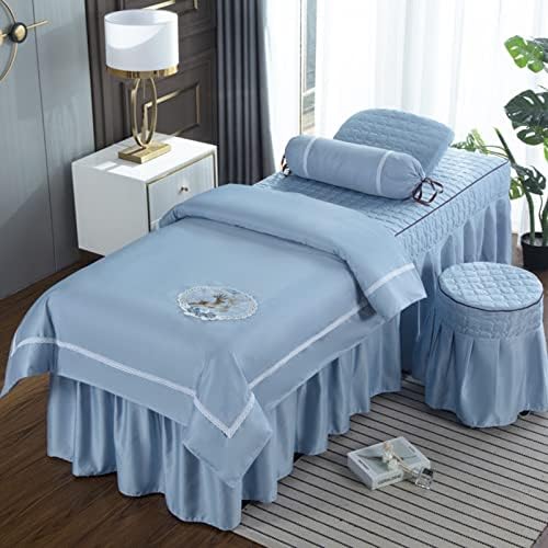 MIPOPS Soft Microfiber Massage Table Linens Set 4 Piece