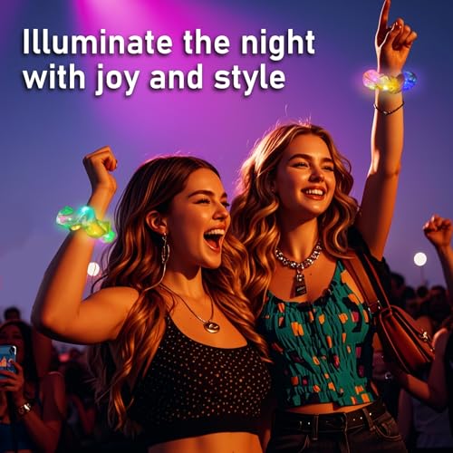 Asawira 18 Pcs Light Up Mermaid Scrunchies