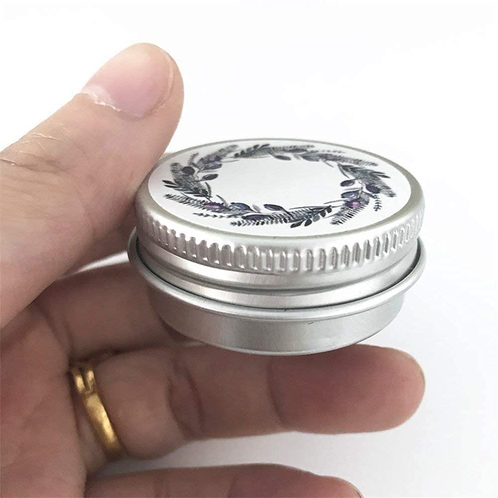 JOYWEE 24 Pack 5 Oz Aluminum Tin Jars with Screw Cap Lid