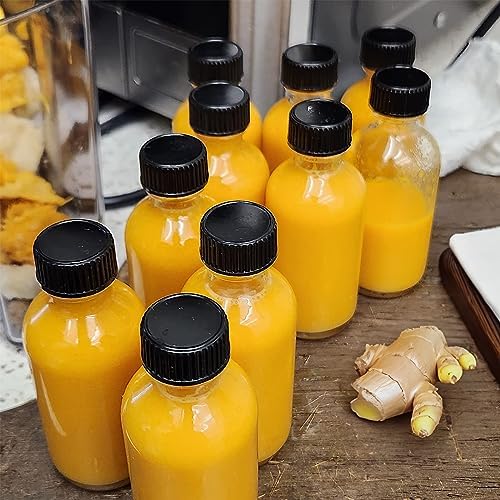 DIDITIME 6 Pack Shot Bottles with Caps and Funnels