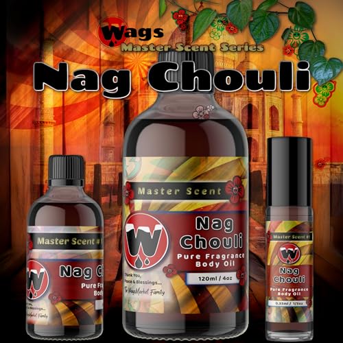 WagsMarket Nag Champa Patchouli Perfume Oil