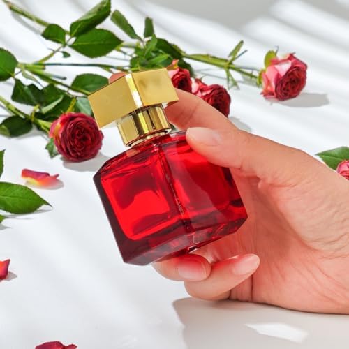 50ml Glass Perfume Spray Bottle with 3 Dispensers
