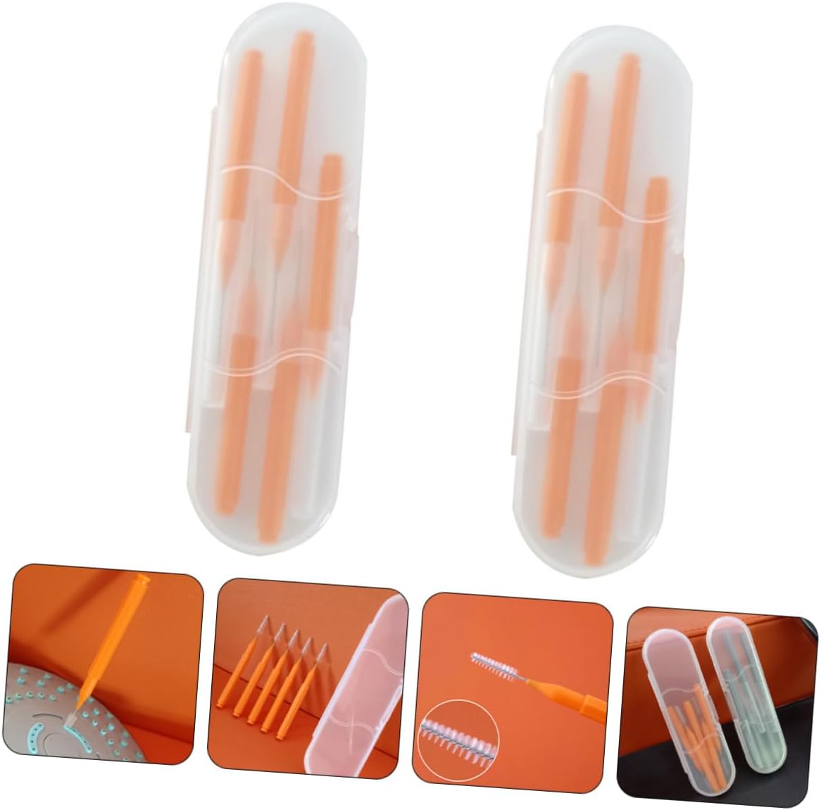 VALICLUD 2-Pack Shower Nozzle Cleaning Brush Set