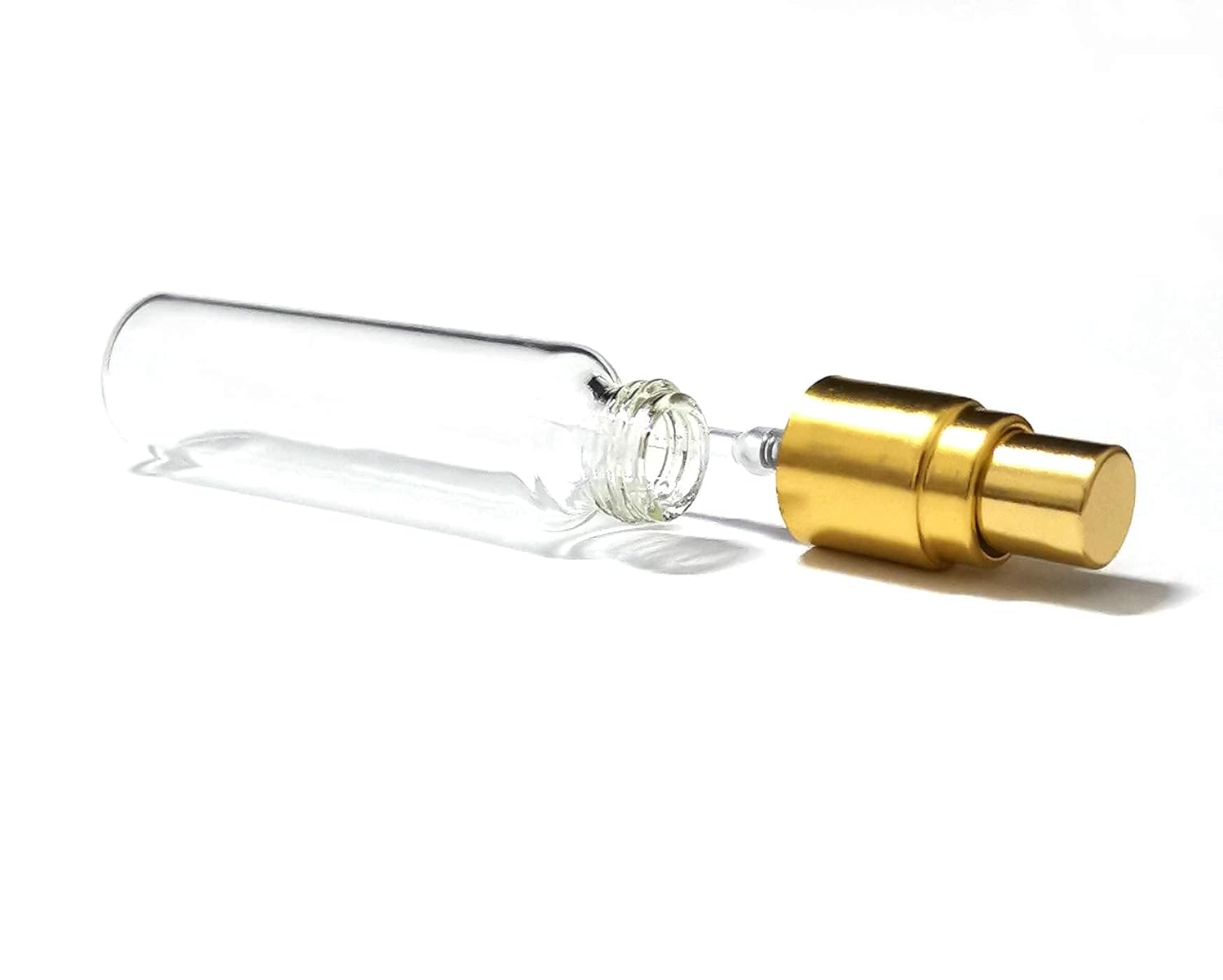 20 Pack 10ML Refillable Spray Bottle Set With Gold Caps
