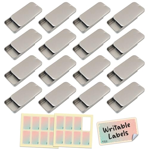 Cubic Ape Slide Top Tin Containers 16-Pack