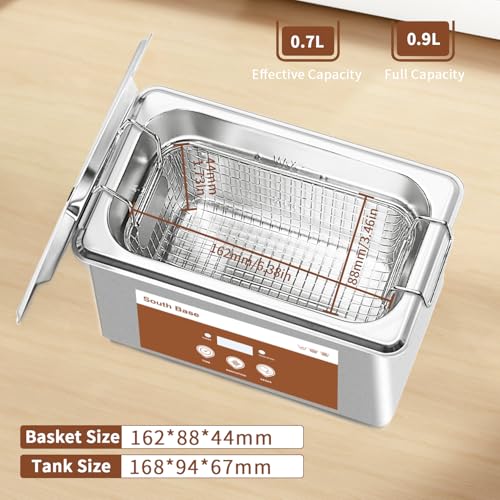 South Base Ultrasonic Jewelry Cleaner 900ML 35W