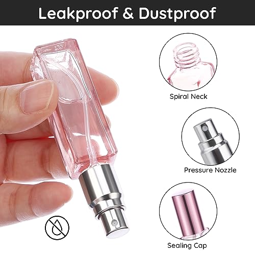 Segbeauty 5pcs 10ML Travel Perfume Refillable Bottles