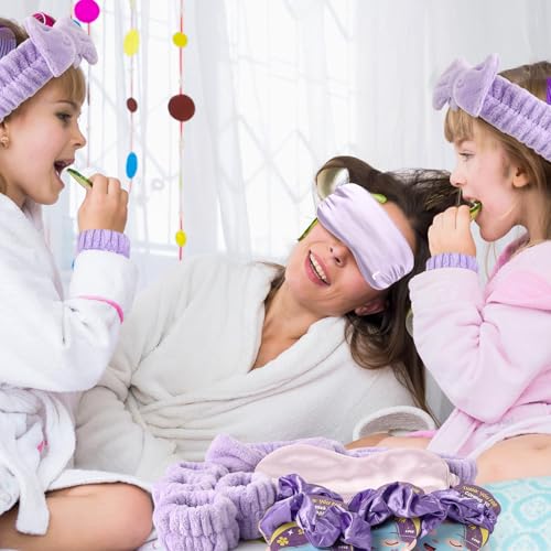 EYNDYN 72 Pcs Spa Sleepover Party Supplies for Girls