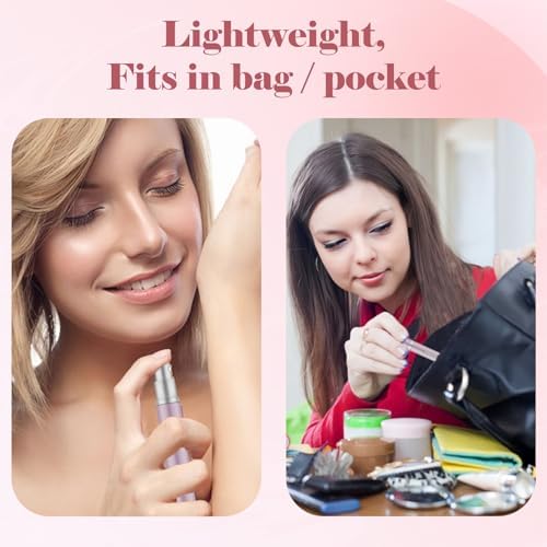 4pcs Mini Perfume Travel Bottles with Clear Window