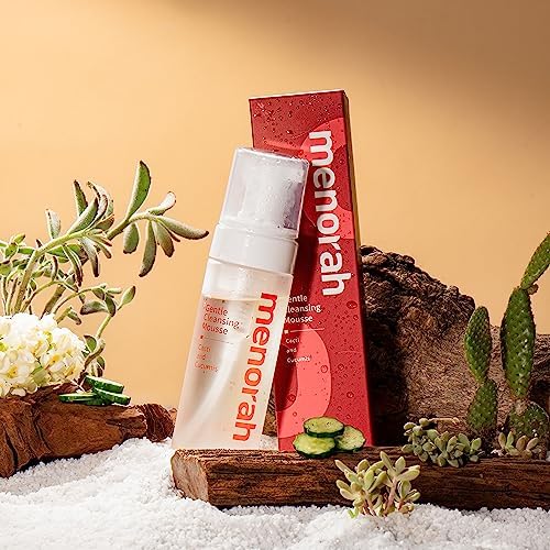 Menorah Gentle Cleansing Mousse - Hydrating Face Wash for Sensitive Skin