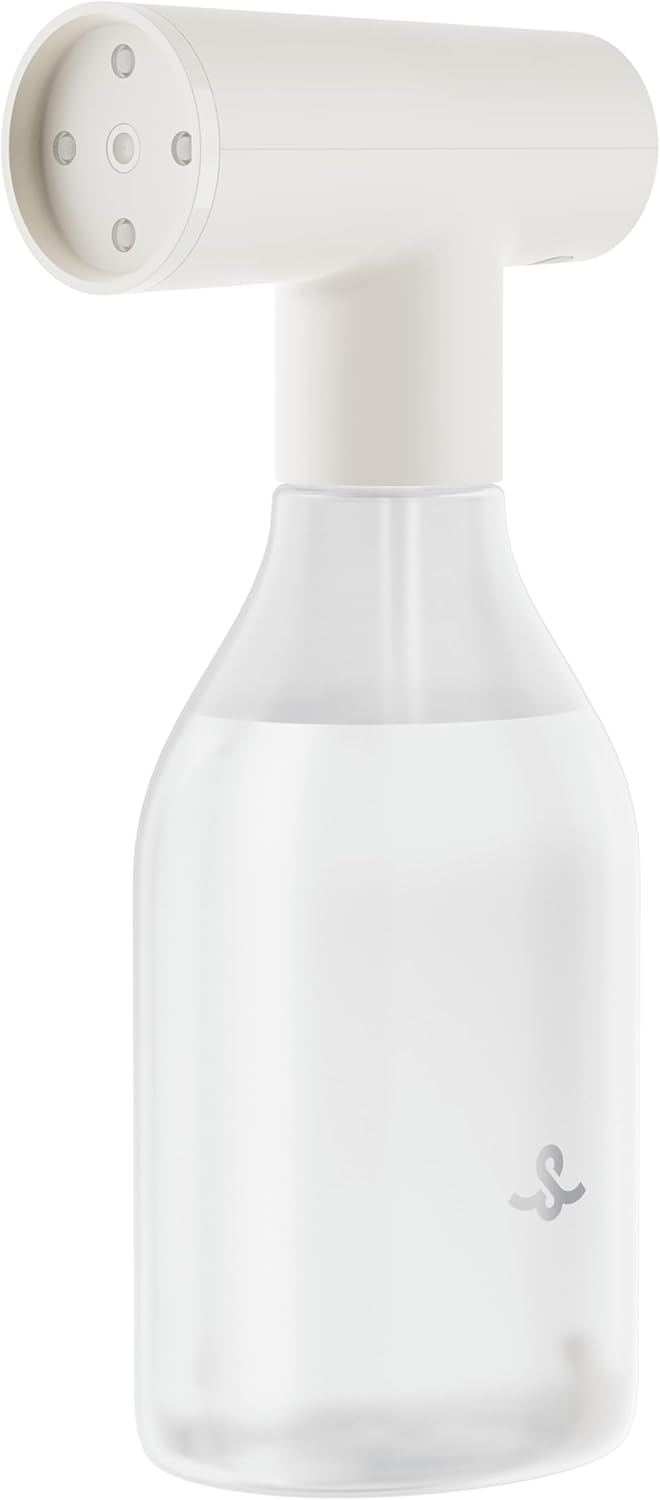 NEBU Automatic Mist Sprayer with LED Indicator 500ml Capacity No Squeezing White