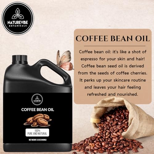 Naturevibe Botanicals Coffee Bean Oil 32 Ounces