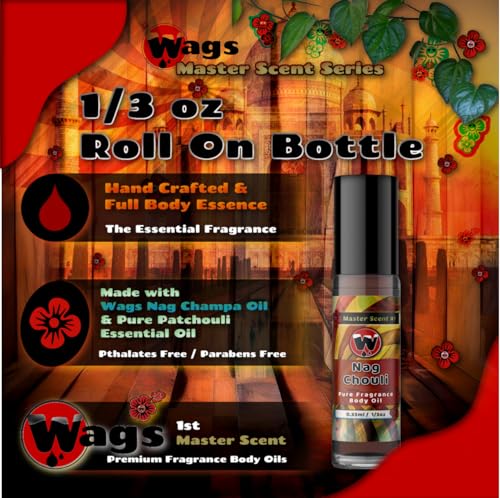 WagsMarket Nag Champa Patchouli Perfume Oil