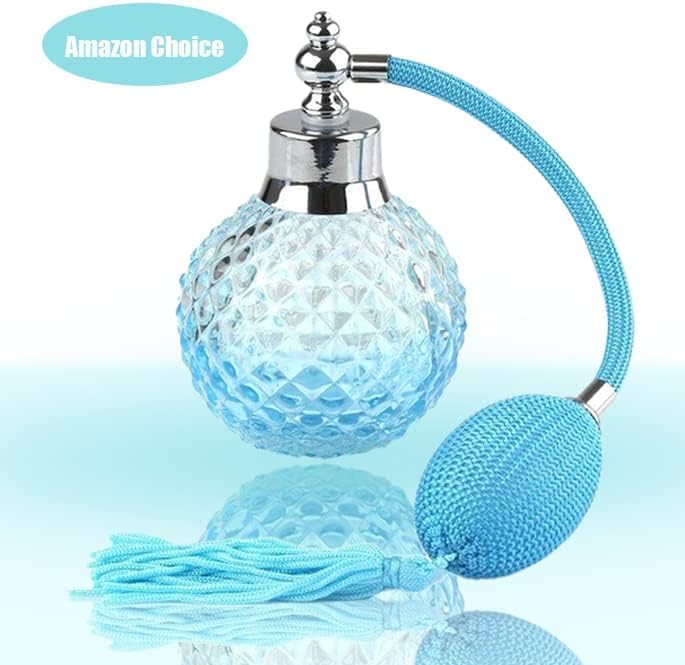 Topvane 100ml Crystal Perfume Bottle with Long Spray Tassels