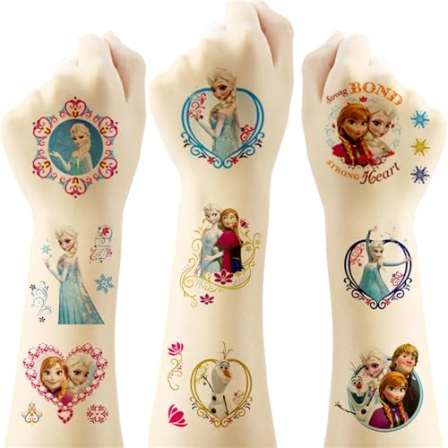 40pcs Frozen Temporary Tattoos for Girls Kids