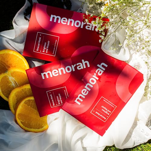 Menorah Brighten and Repair Sheet Masks 4-Pack