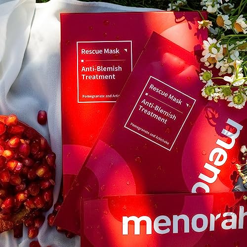 Menorah Anti Blemish Treatment Sheet Masks 4 Pack