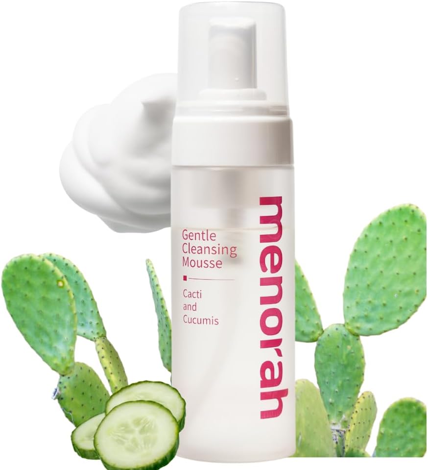 Menorah Gentle Cleansing Mousse - Hydrating Face Wash for Sensitive Skin