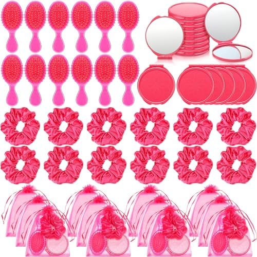 12 Set Pink Party Favors Hair Accessories Set