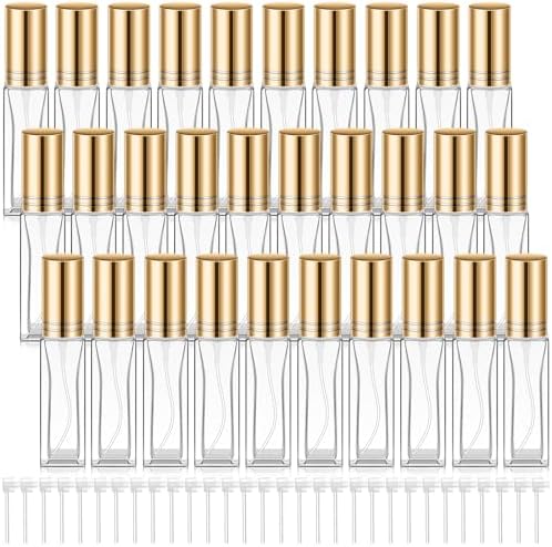Domensi 60 Pcs Glass Perfume Bottles with Pump