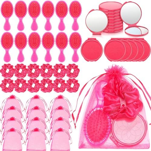 12 Set Pink Party Favors Hair Accessories Set