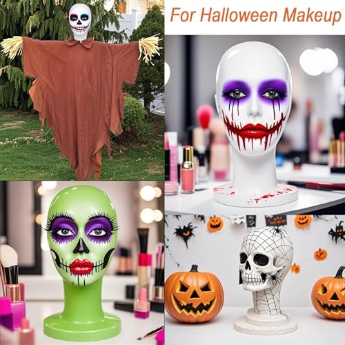 Leeven Foam Wig Head Stand for Wigs Display