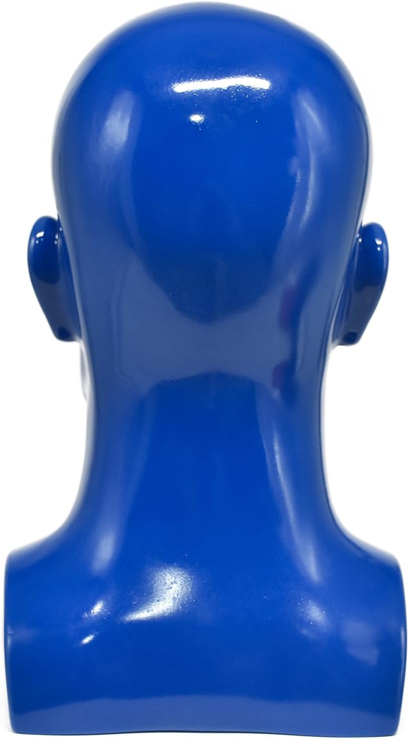 PVC Mannequin Head Black Male Display Dummy