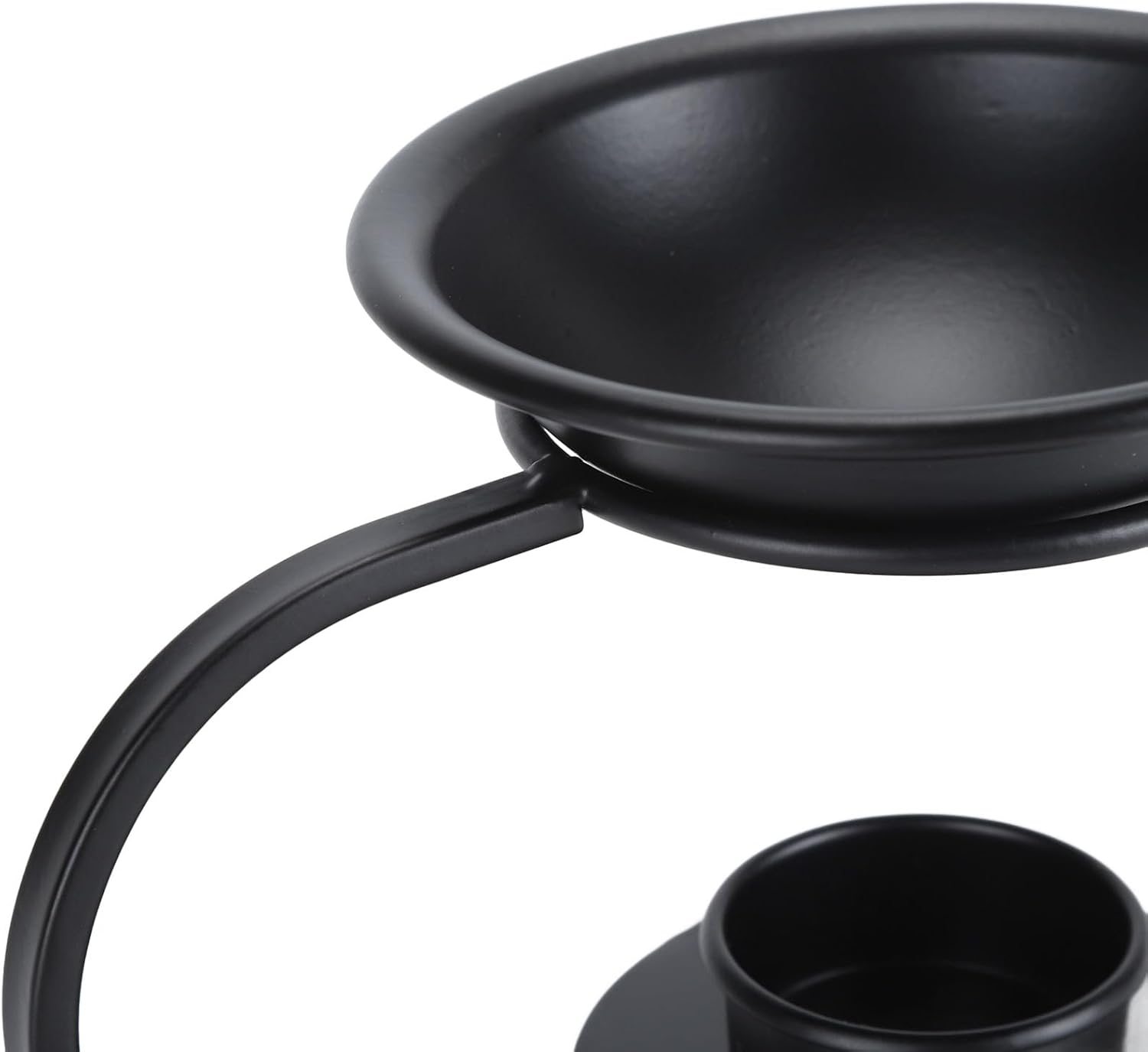 Walfront V-Shaped Iron Candle Warmer for Living Room and Bedroom