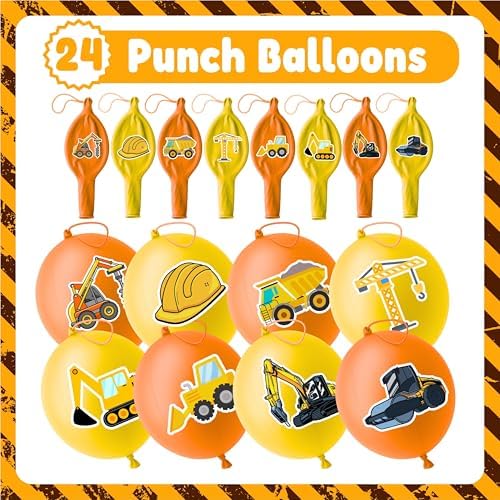 72 Piece Construction Party Favors Combo