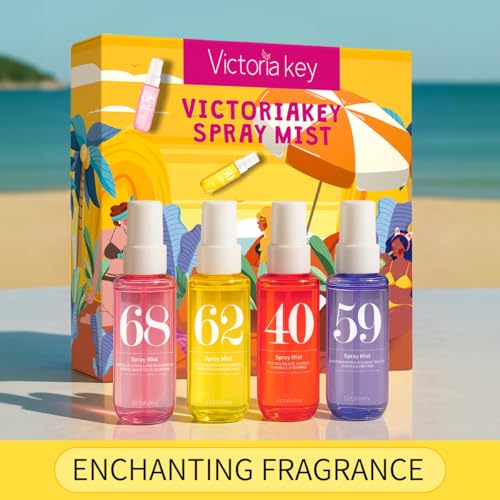 Mini Summer Fragrance Spray Mist Gift Set 4 Scents