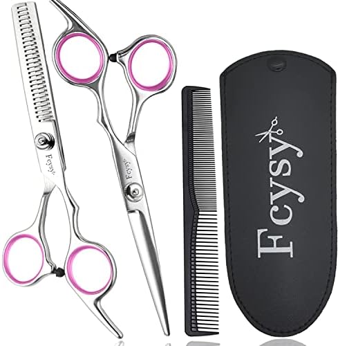 Fcysy 6 Inch Professional Barber Shears Set