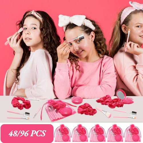 Pink Girl Party Favor Makeup Set 48 Pcs