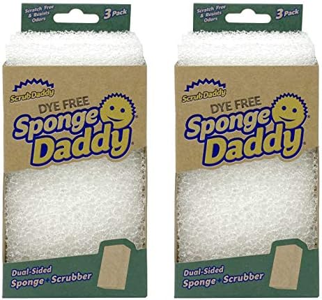 Scrub Daddy Dye Free Sponges 3 Pack