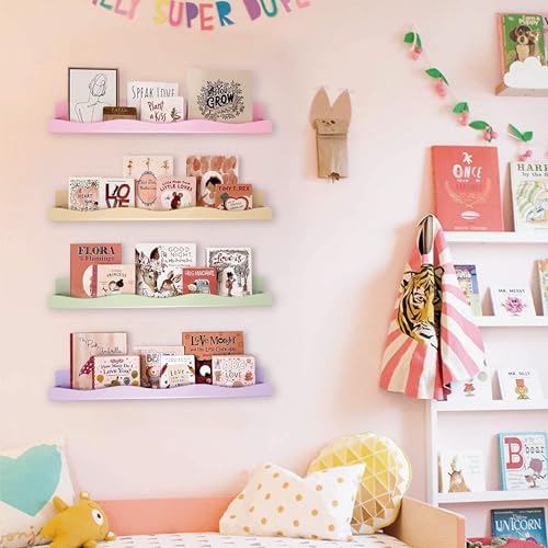 YMVV 6 Colors Nail Polish Wall Shelf Organizer