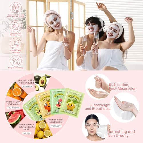 28PCS Spa Party Kit for Girls and Friends