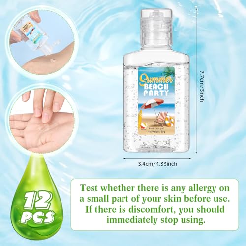 12 Pcs Mini Aloe Vera Gel Set for Travel Gifts