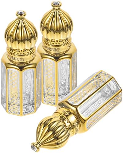 FRCOLOR Essential Oil Roller 3Pcs Glass Bottles