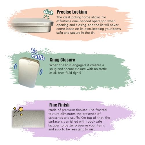 Cubic Ape Slide Top Tin Containers 16-Pack