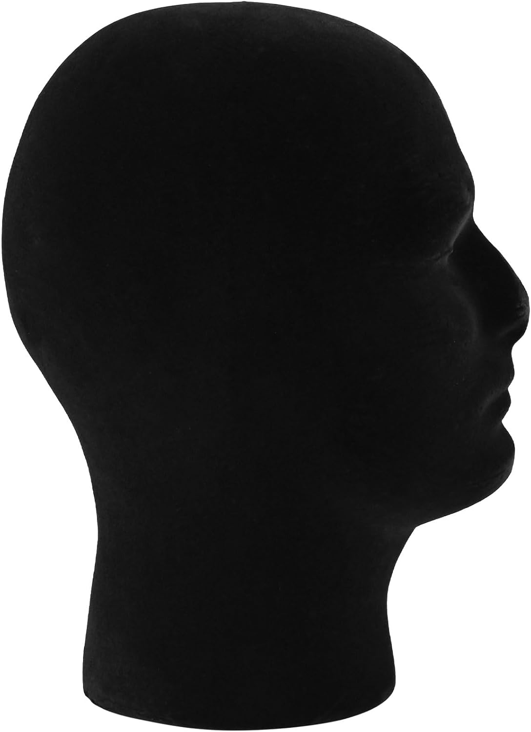 2 Pack Black Mannequin Head Stand for Wigs Hats Masks