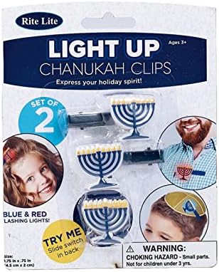 Rite Lite Light Up Chanukah Clips