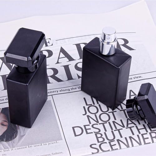 2pcs 30ml Glass Perfume Bottles Empty Refillable Travel Atomizers